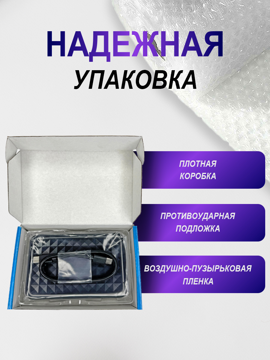 2.5" Внешний бокс для жесткого диска/SSD, SATA, Type-c/Type-c, Черный, U25Q1030M